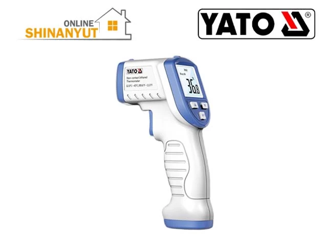 YATO ZP-0149, ինֆրակարմիր ջերմաչափ  инфракрасный термометр infrared thermometer , թվային ջերմաչափ  цифровой термометр digital thermometer, անհպում ջերմաչափ  бесконтактный термометр non-contact thermometer, ճակատի ջերմաչափ  термометр для лба forehead thermometer, մարմնի ջերմաչափ  термометр для тела  body thermometer, բժշկական ջերմաչափ  медицинский термометр  medical thermometer, YATO թվային ջերմաչափ  цифровой термометр  digital thermometer