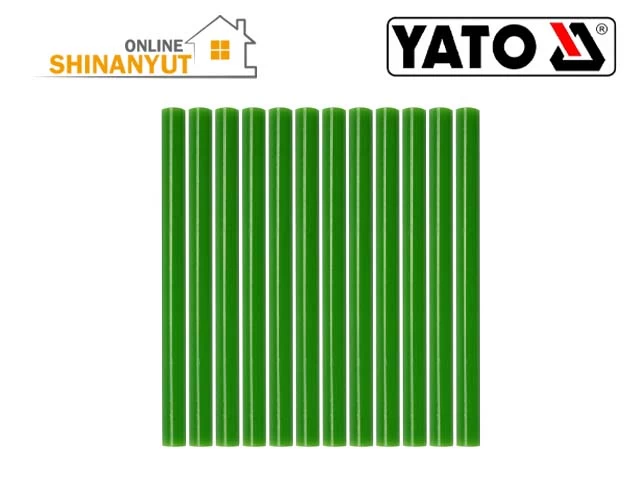 YATO YT-82444, սիլիկոնի ձողիկ, սոսնձի ձողիկ, տաք սոսինձ, կանաչ սիլիկոն, 7.2 մմ սիլիկոն, 100 մմ սիլիկոն, սոսնձի ատրճանակի ձողիկ, YATO սոսինձ, տաք հալվող սոսինձ, սոսինձի ձողիկներ, սիլիկոնե ձողիկներ YATO YT-82444, клеевые стержни, стержни для клеевого пистолета, термоклей, горячий клей, зелёный клей, клеевые стержни 7.2 мм, 7.2×100 мм, YATO клей, термоклеевые стержни, клей для пистолета YATO YT-82444, hot melt glue sticks, glue sticks, hot glue, green glue sticks, 7.2 mm glue sticks, 7.2×100 mm glue, hot glue gun sticks, YATO glue, hot melt adhesive, glue gun adhesive, 12 pcs glue sticks