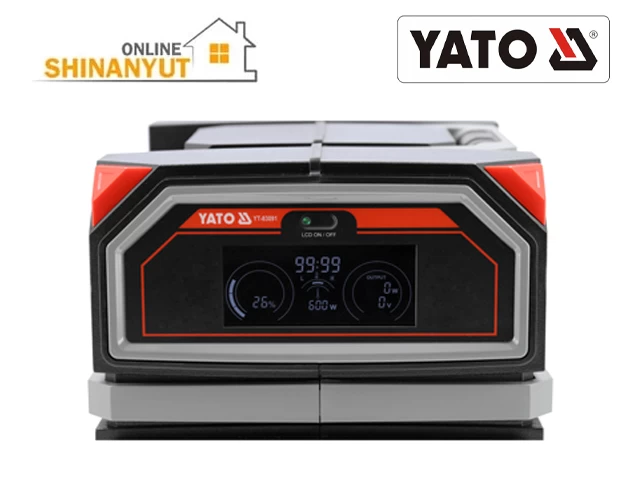 Դյուրակիր էլեկտրակայան 600W-504WH POWER BANK YATO YT-83091