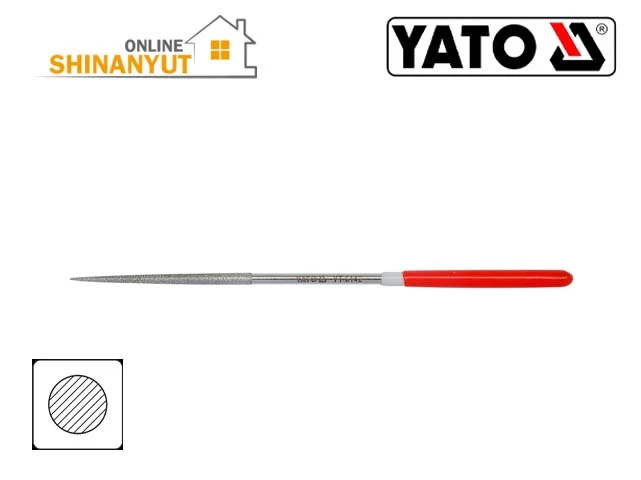 YATO YT-6142, ադամանդե խարտոց алмазный напильник diamond file, կիսաշրջանաձև խարտոց полукруглый напильник half round file, մետաղական խարտոց металлический напильник metal file, G150 ադամանդե խարտոց алмазный напильник diamond file, YATO գործիքներ инструменты tools, ադամանդե ձեռքի խարտոց алмазный ручной напильник diamond hand file, մետաղամշակման գործիքներ металлообрабатывающие инструменты metalworking tools, ճշգրիտ խարտոց прецизионный напильник precision file