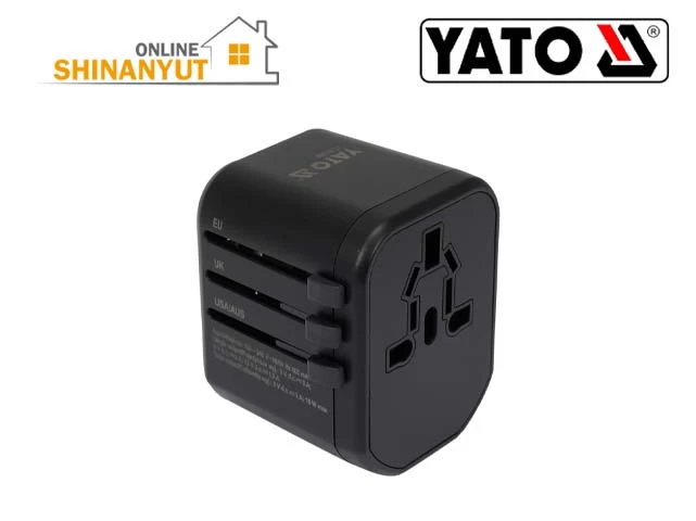 Ադապտր լիցքավորման համար USB-5v/3A ելքով 5A YATO YT-81300