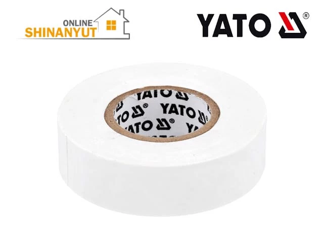 Մեկուսիչ ժապավեն սպիտակ 19մմ*20մ*0.13մմ YATO YT-81656