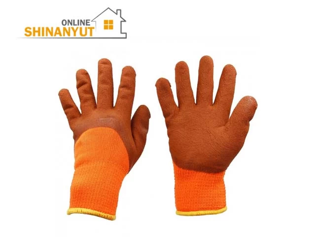 Ձեռնոց Արթիկ գազարագույն-շագանակագույն հաստ 9000-3/4N