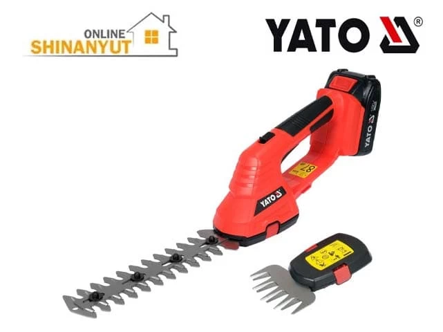 Թփի մկրատ երկու գլխիկով մարտկոցային 18Վ YATO YT-828355