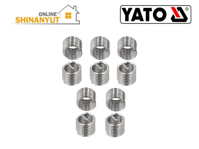 YATO PJ-1763-M12, YATO YT-1768, ռեզբայի վերականգնման ներդիր, M12 ներդիր, ռեզբայի վերանորոգում, պարուրաձև ներդիր, չժանգոտվող պողպատե ներդիր, M12x1.75, ավտոմեքենայի ռեզբայի վերանորոգում, YATO պահեստամաս YATO PJ-1763-M12, YATO YT-1768, вставки для восстановления резьбы, ремонт резьбы M12, спиральные резьбовые вставки, вставка M12x1.75, нержавеющие резьбовые вставки, ремонт автомобильной резьбы, запчасти YATO YATO PJ-1763-M12, YATO YT-1768, M12 thread repair inserts, spiral thread inserts, thread repair kit consumables, M12x1.75 insert, stainless steel thread insert, automotive thread repair, YATO replacement inserts
