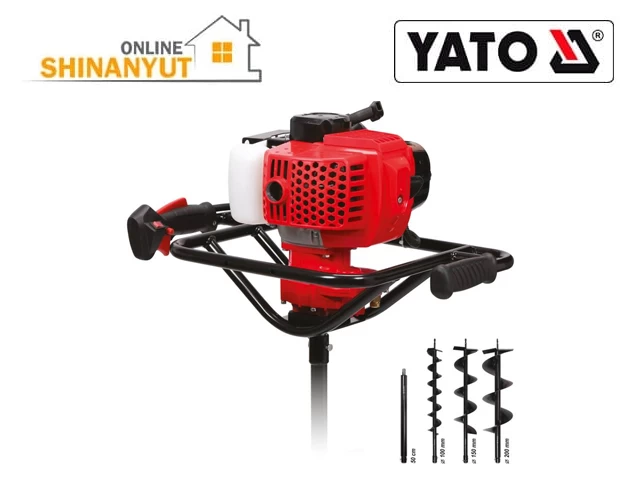 Մոտոբուռ բենզինով հողի համար + 3հ շնեկ 1.4ԿՎ YATO YT-84660