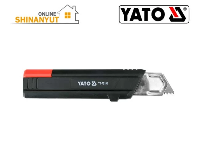 YATO YT-75150, գիպսաստվարաթղթի դանակ, ատամնավոր դանակ, շինարարական դանակ, ունիվերսալ դանակ, գիպսակարտոնի գործիք, SK5 պողպատե շեղբ, շինարարական գործիքներ, YATO գործիքներ YATO YT-75150, нож для гипсокартона, нож с зубчатым лезвием, строительный нож, универсальный нож YATO, нож для изоляции, нож SK5, строительные инструменты YATO YATO YT-75150, drywall knife, serrated utility knife, construction knife, YATO utility knife, SK5 steel blade, insulation cutting knife, construction tools