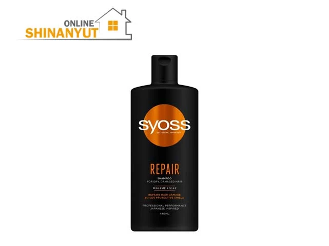 SYOSS Վերականգնող Շամպուն  Восстанавливающий шампунь  Repair Shampoo   , SYOSS 440 մլ, Վերականգնող Շամպուն  восстанавливающий шампунь  Repair Shampoo   , Վնասված Մազերի Շամպուն  шампунь для поврежденных волос  damaged hair shampoo   , Չոր Մազերի Շամպուն  шампунь для сухих волос  dry hair shampoo   , Սնուցող Շամպուն  питательный шампунь  nourishing shampoo   , Խոնավեցնող Շամպուն  увлажняющий шампунь  moisturizing shampoo   , Մազերի Ամենօրյա Խնամք  уход за волосами на каждый день  daily hair care