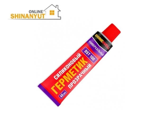 Հերմետիկ սիլիկոն թափանցիկ 40մլ DONE WELL DSSIL040U-0