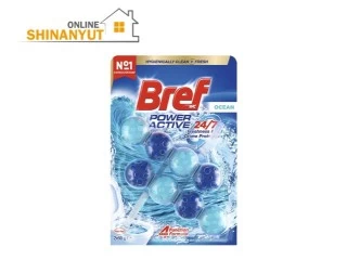 Bref, Bref Power Active, Ocean Breeze, զուգարանակոնքի եզրերի բլոկ  средство для чистки ободка унитаза  toilet rim block   , զուգարանակոնքի մաքրող միջոց  чистящее средство для унитаза  toilet cleaner   , զուգարանակոնքի թարմացնող միջոց  освежитель для унитаза  toilet freshener   , զուգարանակոնքի մաքրող միջոց  средство для чистки чаши унитаза  toilet bowl cleaner   , 2x50գ, լոգարանի մաքրող միջոց  средство для чистки ванной комнаты  bathroom cleaner