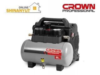 Օդի ճնշակ առանց յուղի 6լ-15,8կգ CROWN CT36073