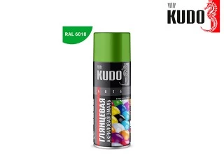 Փչովի էմալ ակրիլային բաց կանաչ  փայլուն KUDO KU-A6018