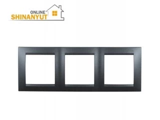 Շրջանակ 3 տեղ սև SIMON15 1500630