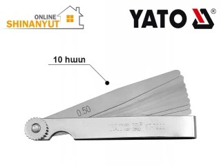 Ճեղք չափիչ (Շուպ) 100մմ YATO YT-7222