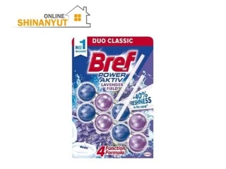 Bref Power Active, Bref Lavender, զուգարանակոնքի եզրերի համար նախատեսված բլոկ  противозадирный состав для унитаза  toilet rim block, զուգարանակոնքի մաքրող միջոց  средство для чистки унитаза  toilet cleaner, լավանդայի գույնի զուգարանակոնքի թարմացնող միջոց освежитель воздуха для унитаза с лавандой  lavender toilet freshener, զուգարանակոնքի հիգիենա  гигиена унитаза  toilet hygiene, կրաքարի դեմ պաշտպանություն  защита от известкового налета  limescale protection, զուգարանակոնքի բլոկ  противозадирный состав для унитаза  WC block 2x50 գ, 9000101821574