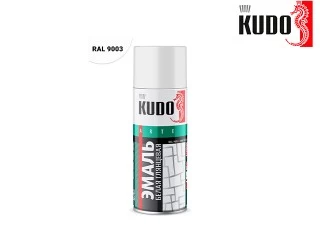 Փչովի էմալ ալկիդային սպիտակ փայլուն KUDO KU-1001
