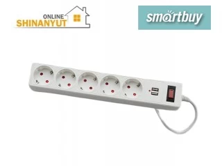 Երկարացման լար 5տ 3մ․ USB SMARTBUY SBSP-30U-W