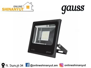 Պռաժեկտոր LED 1x20վտ Gauss 6500K 613100320