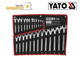 YATO YT-0365, համակցված բանալիների հավաքածու  набор комбинированных ключей  combination wrench set   ,  набор ключей для  CrV բանալիների հավաքածու  wrench set  , AS DRIVE բանալի  wrench  ,  набор ключей из  25 հատ բանալիների հավաքածու  wrench set  ,  набор ключей  6-32 մմ բանալիների հավաքածու  wrench set  , պրոֆեսիոնալ ձեռքի գործիքներ  профессиональные ручные инструменты  professional hand tools   , DIN 3113, ավտոմոբիլային գործիքներ  автомобильные инструменты  automotive tools