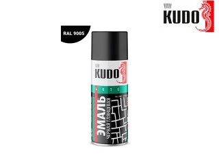 Փչովի էմալ ալկիդային սև փայլուն KUDO KU-1002