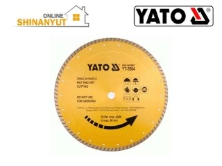 ադամանդե կտրող սկավառակ, алмазный отрезной диск, diamond cutting disc,կերամիկական շեղբ, керамический диск,ceramic blade,ճենապակյա շեղբ,фарфоровый диск,porcelain blade, 350 մմ ադամանդե շեղբ,алмазный диск 350 мм, 350mm diamond blade,պրոֆեսիոնալ կտրող սկավառակ,профессиональный отрезной диск,professional cutting disc,YATO գործիքներ,инструменты YATO,YATO tools
