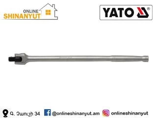 Գլխիկի երկարացման պոչ` շարժական, 1/2, 360մմ, YATO  YT-1241
