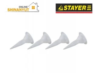 Սիլիկոնի փակ ատրճանակի գլխիկ 4կտ STAYER 0673-S-4
