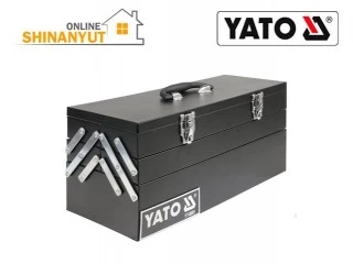 Գործիքի արկղ մետաղական երկկողմանի դարակով YATO YT-0885