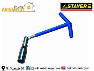 Պտուտակահան բանալի վառոցքի մոմի 21մմ STAYER 2750-21