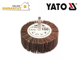 Բոռի գլխադիր հղկաթղթով N120 YATO YT-83375