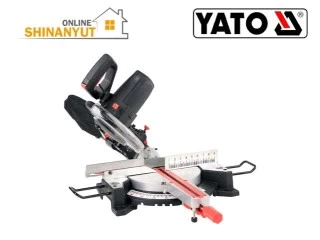 YATO YT-82171, անկյունային սղոց торцовочная пила miter saw, սահող անկյունային սղոց торцовочная пила sliding miter saw, пила с подвижным столом 1800 Վտ սղոց saw, 255 մմ, լամինատ կտրող пила для ламината laminate cutter, ալյումինե կտրող սղոց пила для резки алюминия aluminum cutting saw, էլեկտրական գործիքներ электроинструменты power tools YATO