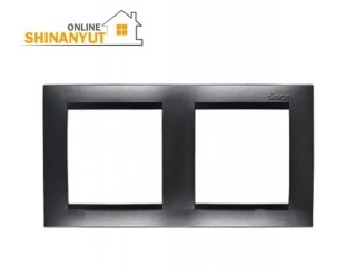 Շրջանակ 2 տեղ սև SIMON15 1500620