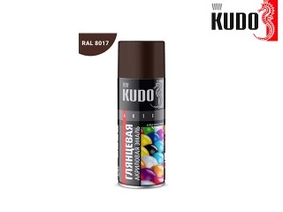 Փչովի էմալ ակրիլային շագանակագույն փայլուն KUDO KU-A8017