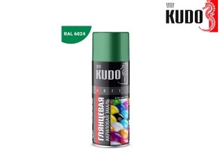 Փչովի էմալ ակրիլային վառ կանաչ  փայլուն KUDO KU-A6024