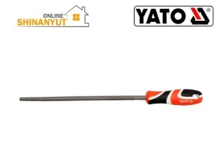 YATO YT-6221, կլոր փայտի քերիչ круглая рашпиль по дереву round wood rasp, փայտի քերիչ рашпиль по дереву wood rasp, 250 մմ քերիչ  рашпиль  rasp, փայտամշակման քերիչ рашпиль для деревообработки woodworking rasp, ածխածնային պողպատե քերիչ рашпиль из углеродистой стали carbon steel rasp, պրոֆեսիոնալ փայտի խարտոց  профессиональный напильник по дереву  professional wood file, YATO գործիքներ  инструменты tools, փայտամշակման ձեռքի գործիք ручной инструмент для деревообработки woodworking hand tool