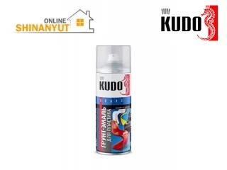 Փչովի էմալ պլաստիկի շականակագույն KUDO KU-6011 (RAL 8017)