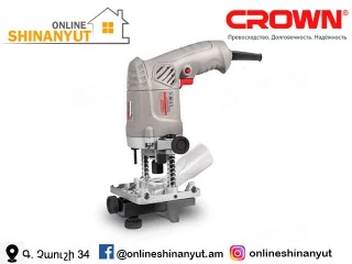 Ֆրեզ էլեկտրական դռելի բռնակով 430վտ CROWN CT11020