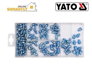 YATO YT-06888, ճարպային ծծակների տեսականի  набор смазочных ниппелей  grease nipple assortment   , ճարպային կցամասերի հավաքածու  комплект смазочных фитингов  grease fittings kit   , մետրիկ ճարպային ծծակներ  метрические смазочные ниппели  metric grease nipples   , ճարպային zerk կցամասեր  фитинги для смазки  grease zerk fittings   , M6x1 ճարպային ծծակ  смазочный ниппель  grease nipple   , M8x1 ճարպային կցամաս  фитинг  grease fitting   , M10x1 ճարպային կցամաս  фитинг  grease fitting   , ավտոմոբիլային քսանյութ  автомобильная смазка  automotive lubrication   , YATO գործիքներ  инструменты  tools   , ճարպային ծծակների հավաքածու   набор смазочных ниппелей  grease nipples set