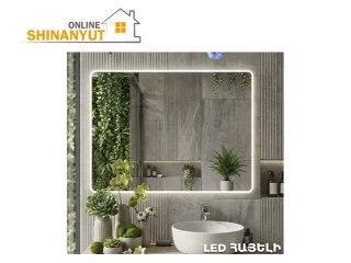 լեդ հայելի 80x60 led mirror bathroom зеркало с лед подсветкой illuminated mirror bathroom led mirror հայելի լուսավորությամբ modern mirror