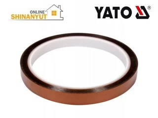 Բարձր ջերմաստիճանի պոլիամիդային ինքնակպչուն ժապավեն 300C-20մ YATO YT-82542