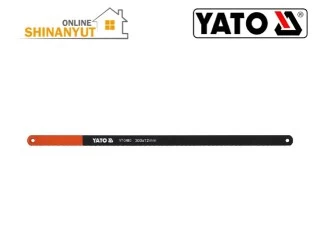 YATO YT-3460, սղոցի շեղբ  пильное полотно для ножовки  hacksaw blade, մետաղ կտրող շեղբ  полотно для резки металла  metal cutting blade, 300 մմ սղոցի շեղբ  пильное полотно для ножовки hacksaw blade  , 24 TPI շեղբ  зуба на дюйм blade, բարձր ածխածնային պողպատից պատրաստված շեղբ  полотно из высокоуглеродистой стали high carbon steel blade, YATO գործիքներ  инструменты tools, մետաղական սղոցի շեղբ  пильное полотно по металлу metal saw blade, սղոցի փոխարինող շեղբ  сменное полотно для ножовки hacksaw replacement blade, մետաղ կտրող գործիք  инструмент для резки металла metal cutting tool