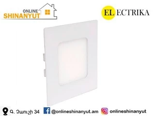 LED լուսատու` 3վտ, քառակուսի, ELEKTRIKA SLIM5879