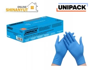 Ձեռնոց մեկանգամյա օգտագ կապույտ M UNIPACK T202