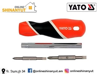 Պտուտակահան փոխակերպվող PH1/PH2 YATO YT-25971