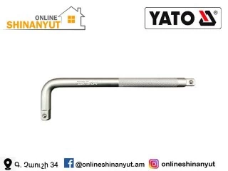 Գլխիկի երկարացման պոչ՝ թեք, 1/2, 317մմ․, YATO YT-12438