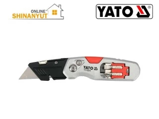 YATO YT-75210, YATO դանակ, գործնական դանակ, տրապեցաձև շեղբով դանակ, շինարարական դանակ, գիպսաստվարաթղթի դանակ, փոխարինվող շեղբով դանակ, պտուտակահանի բիթերով դանակ, շինարարական գործիքներ YATO YT-75210, нож YATO, строительный нож, нож с трапециевидным лезвием, монтажный нож, нож для гипсокартона, нож со сменным лезвием, нож с битами, строительные инструменты YATO YATO YT-75210, YATO utility knife, trapezoidal blade knife, construction knife, drywall utility knife, SK5 blade knife, replacement blade knife, utility knife with screwdriver bits, YATO hand tools