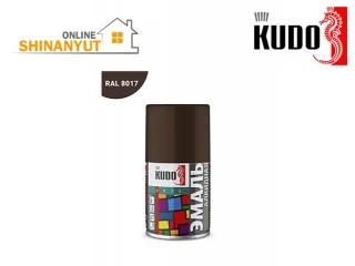 Փչովի էմալ ալկիդային շագանակագույն 0.14լ փոքր KUDO KU-1012.2