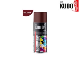 Փչովի էմալ ակրիլային գինու կարմիր փայլուն KUDO KU-A3005