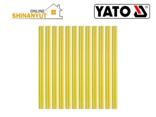 YATO YT-82445, սոսնձի ձողիկ, տաք սոսինձ, դեղին սոսնձի ձողիկ, սոսնձի ձողիկ 7.2 մմ, սոսնձի ձողիկ 100 մմ, տաք սոսնձի ատրճանակ, YATO սոսինձ, տաք հալվող սոսինձ, սոսինձ փայտի համար, սոսինձ պլաստիկի համար YATO YT-82445, клеевые стержни, термоклей, термоклеевые стержни, жёлтый термоклей, клей 7,2 мм, клеевые стержни 7,2×100 мм, клей для клеевого пистолета, YATO клей, горячий клей, термоклей для дерева, термоклей для пластика YATO YT-82445, hot melt glue sticks, yellow glue sticks, hot glue, glue sticks 7.2 mm, glue sticks 7.2×100 mm, YATO hot glue, hot glue gun sticks, hot melt adhesive, glue for wood, glue for plastic, glue for fabric