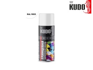 Փչովի էմալ ակրիլային սպիտակ փայլուն KUDO KU-A9003
